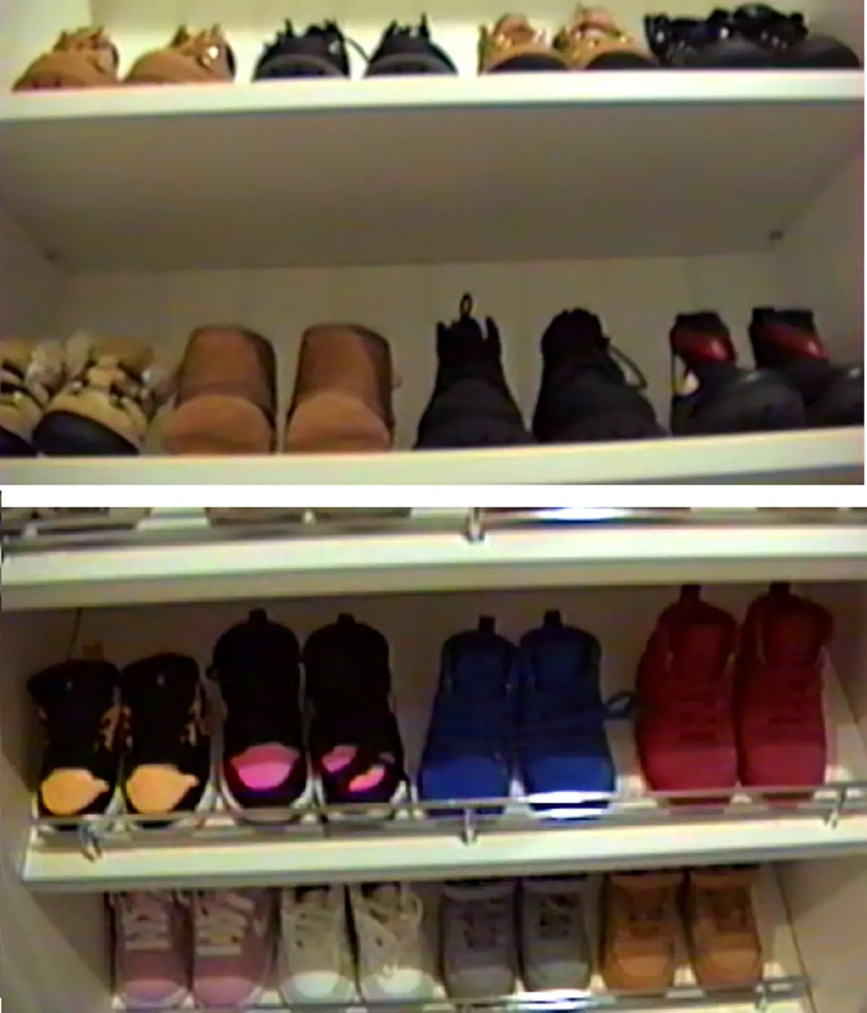 Sebagian koleksi sepatu putri Kylie Jenner (YouTube/ kyliejenner)