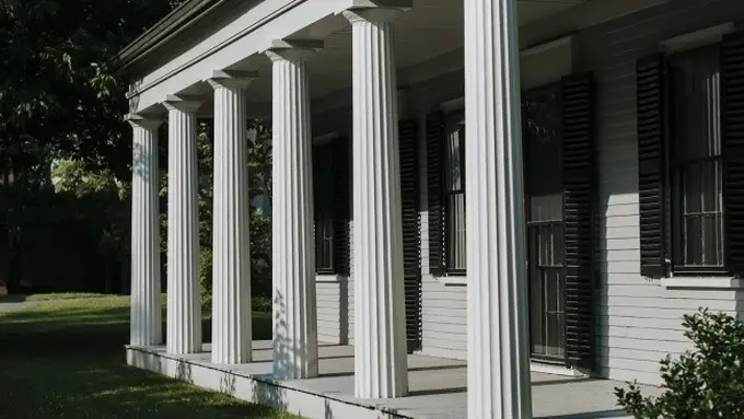 Ilustrasi Rumah dengan Pilar Klasik (Credit: Aubrey Odom/Unsplash)