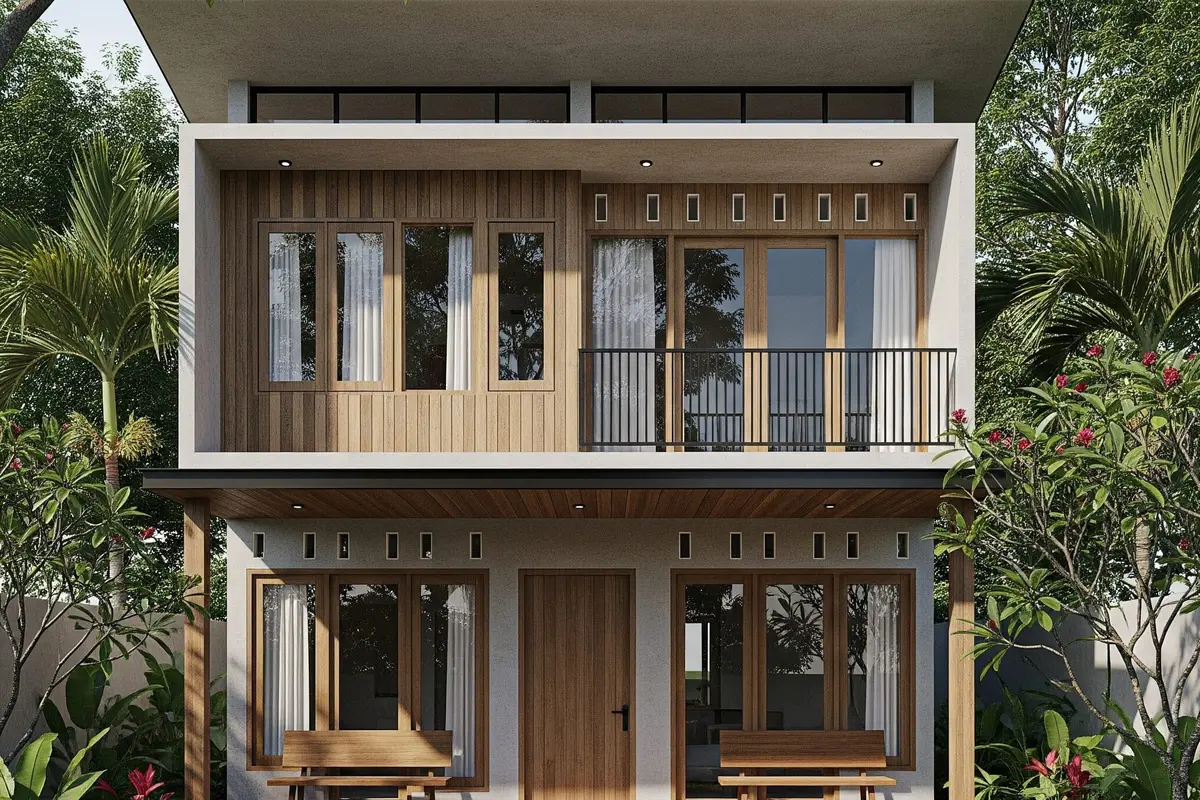 Rumah 2 Lantai dengan Teras Depan