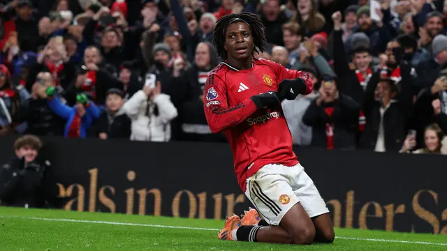 Foto: Patrick Dorgu Beri Kado Kemenangan untuk MU di Boxing Day Liga Inggris