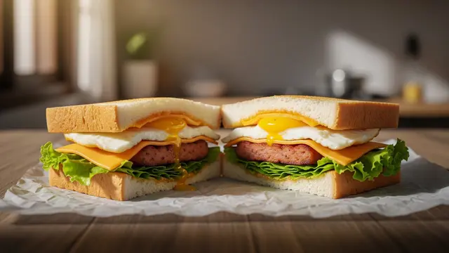 Burger Roti Tawar