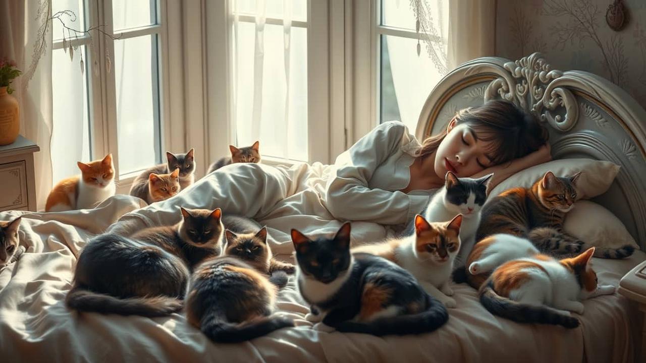 mimpi melihat banyak kucing