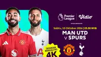 Streaming Manchester United vs Spurs - Liga Inggris 2026/27: Duel Penting Pekan ke 6 di Vidio