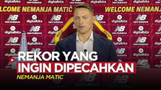 Berita video Nemanja Matic sempat menyebutkan rekor yang ia ingin pecahkan setelah kembali bersama Jose Mourinho dan kali ini di AS Roma, Senin (4/7/2022).