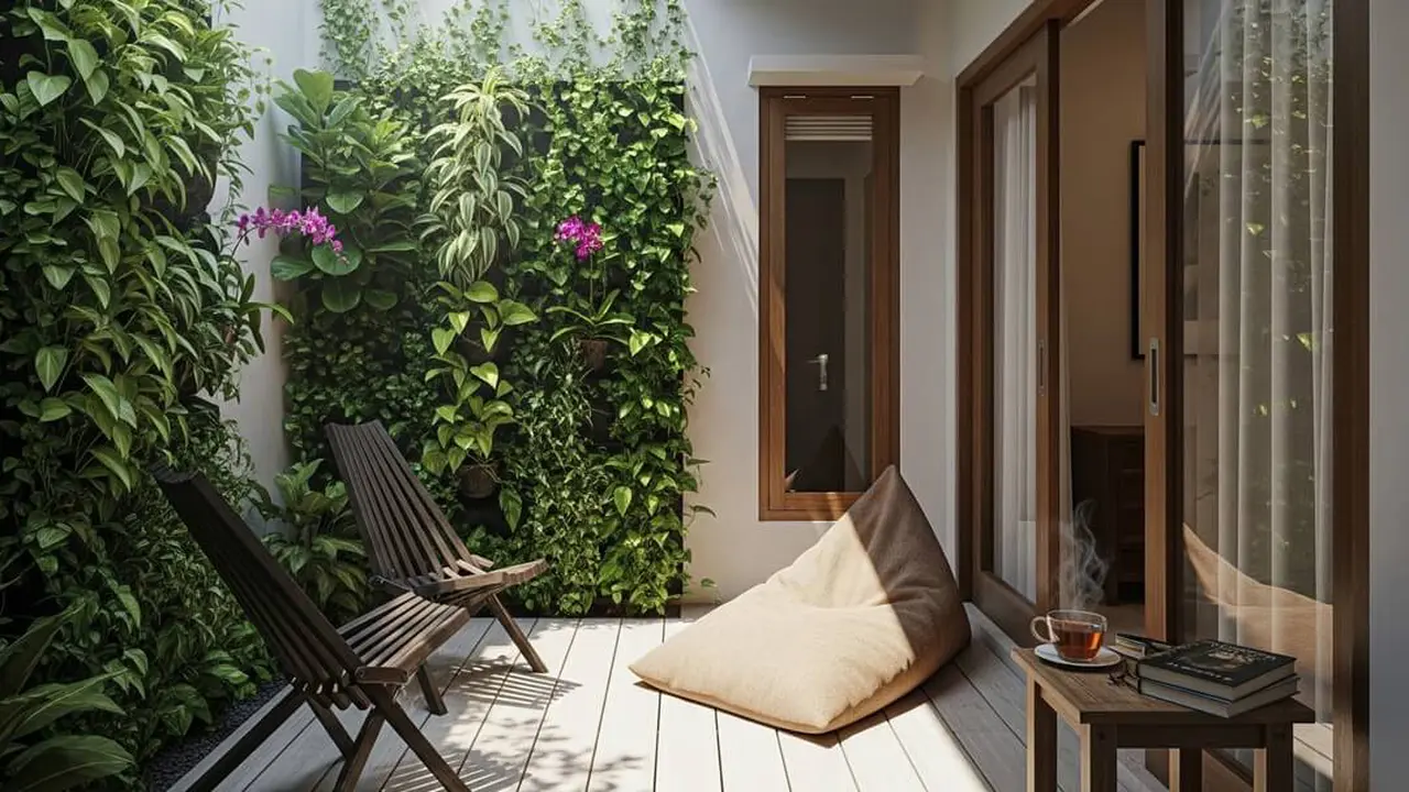 Desain Taman Teras Kecil Tapi Nyaman Buat Healing