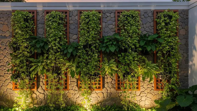 Dinding Aksen Vertical Garden