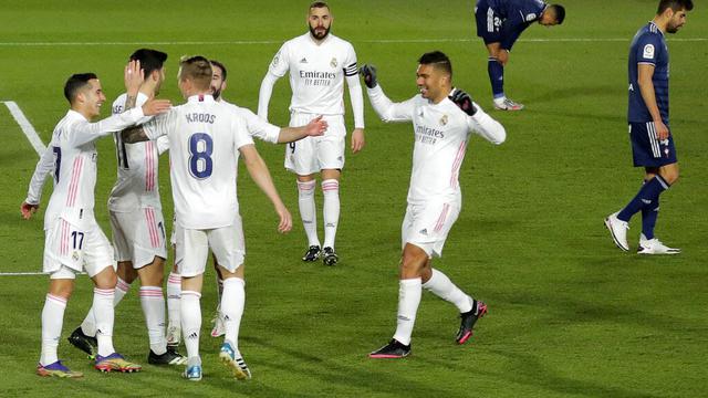 Foto Liga Spanyol: Tundukkan Celta Vigo, Real Madrid Melesat ke Puncak La Liga