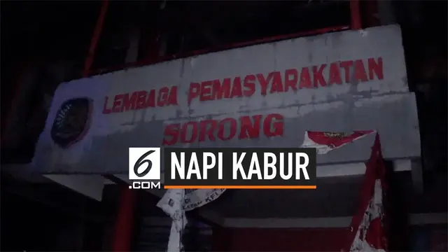 Lapas Sorong jadi sasaran aksi anarkis demonstran, mereka memancing emosi napi dengan melempari lapas dengan batu. Akibatnya napi membakar lapas dan ratusan diantaranya kabur keluar.