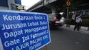 Pemerintah Provinsi (Pemprov) DKI Jakarta bersama Kementerian Pekerjaan Umum (PU) melakukan uji coba pembukaan jalur khusus gratis di Gerbang Tol Fatmawati 2 menuju Lebak Bulus. (Kapanlagi.com/Budy Santoso)