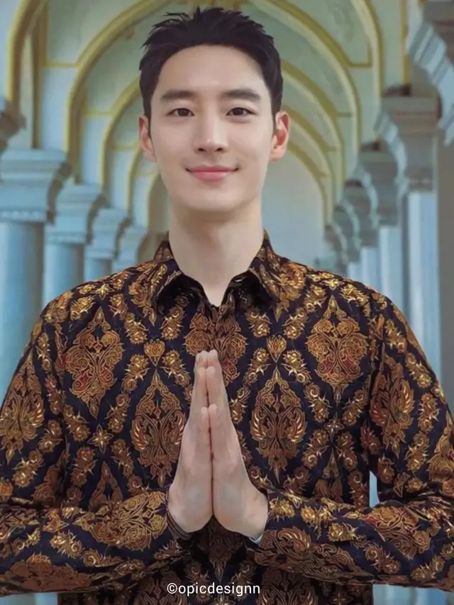 6 Editan Foto Aktor Korea Pakai Batik Bak Mau Kondangan Ini Kocak