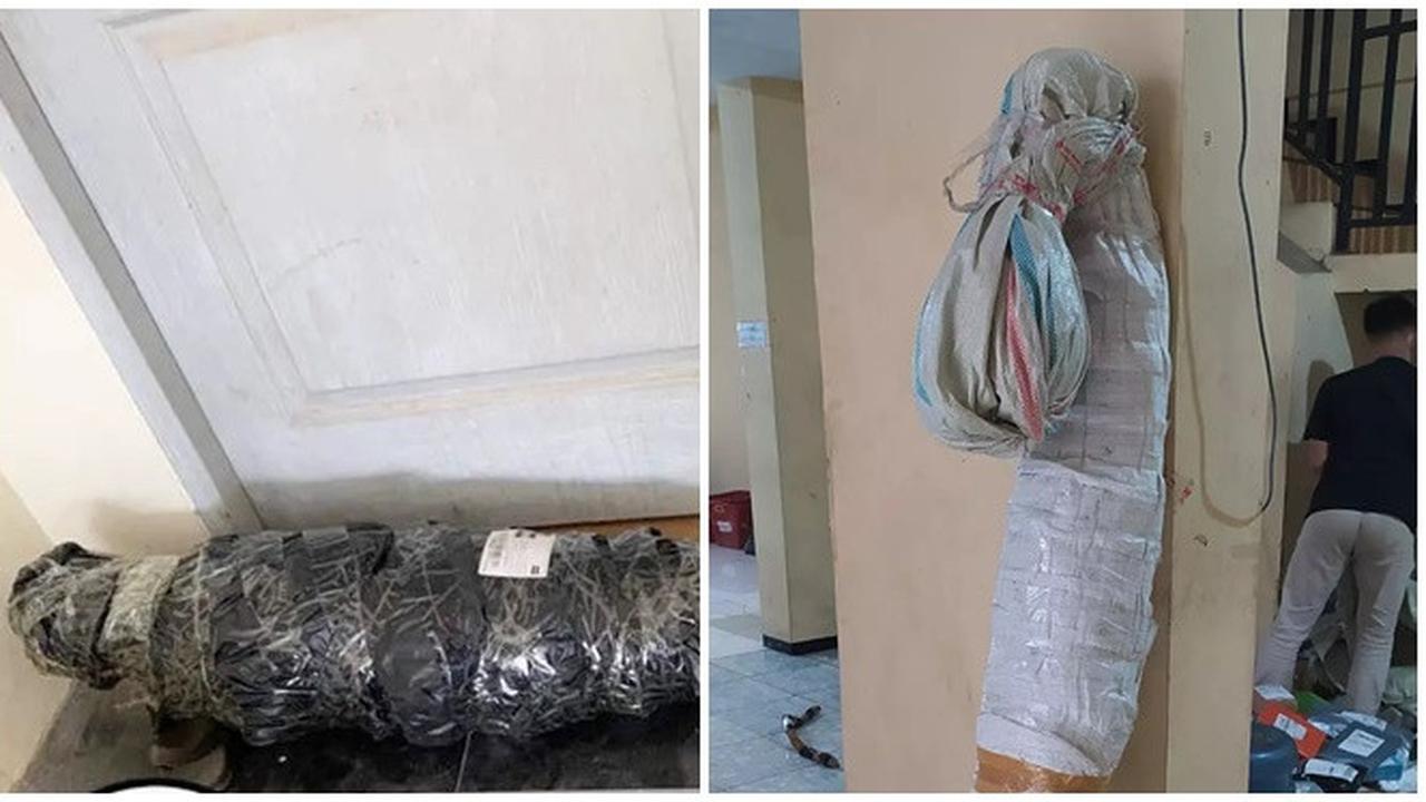 6 Potret Paket Barang Online Seperti Pocong Ini Nyeleneh, Sukses Bikin Kaget