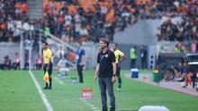 Pelatih Persija Jakarta, Mauricio Souza di Jakarta International Stadium dalam duel versus Persita Tangerang pada pekan pertama BRI Super League, Minggu (10/8/2025). (Bola.com/M. Iqbal Ichsan)