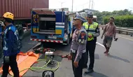 Kondisi Tol JORR Usai Tabrakan Beruntun Enam Kendaraan