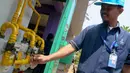 Jaringan pipa gas di Rusun Marunda ini merupakan tahap awal pengoperasian jaringan gas di rusun Jabotabek, Jakarta, (25/9/14). (Liputan6.com/Faizal Fanani)