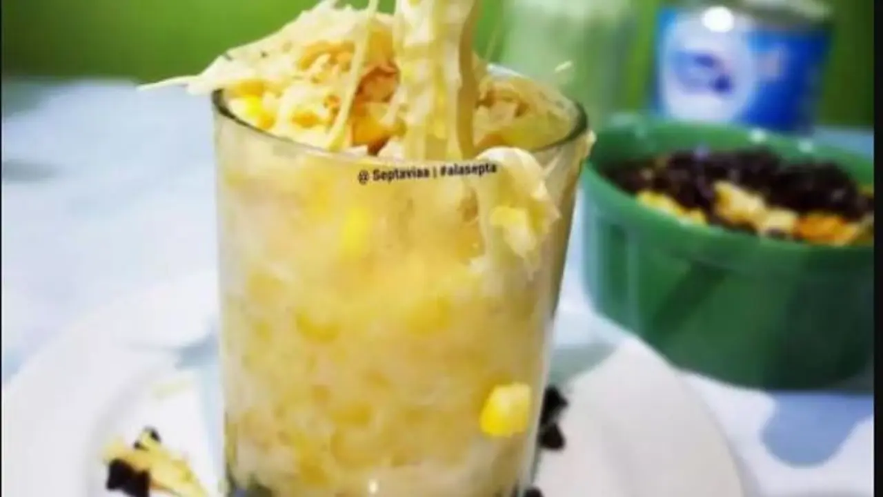 Jagung Mozarella dari bahan jaging keju