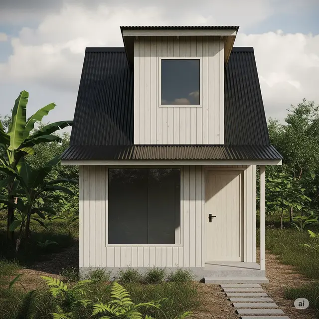 Rumah Satu Setengah Lantai