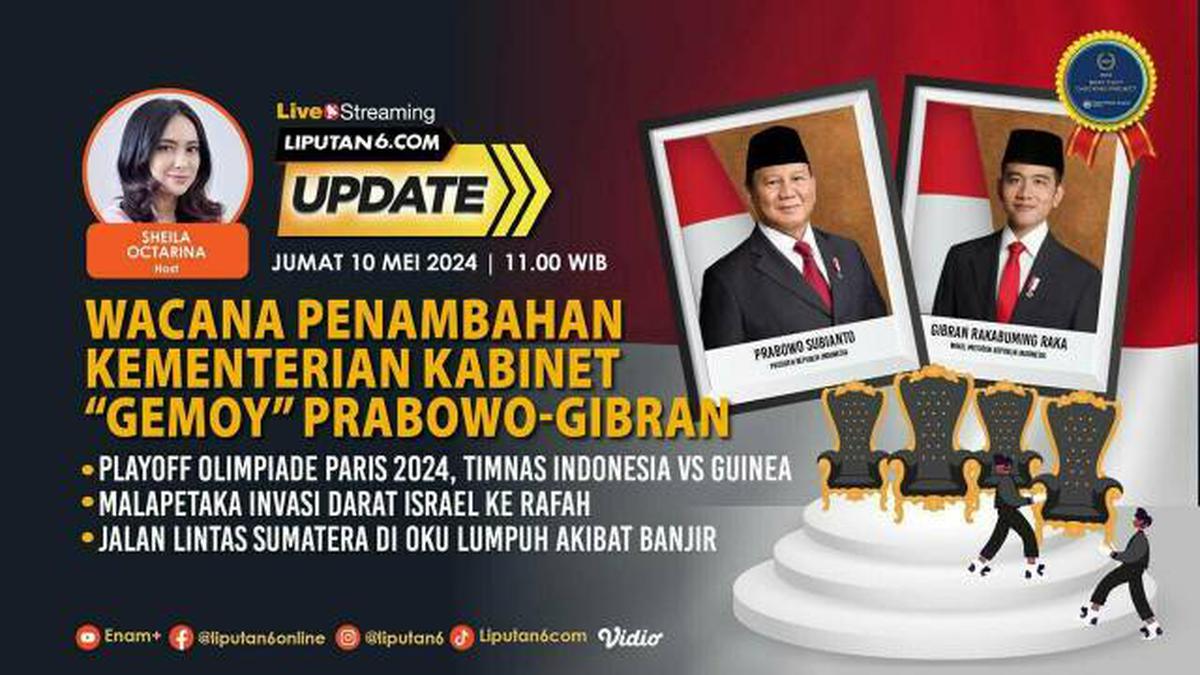 Wacana Penambahan Kementerian Kabinet "Gemoy" Prabowo-Gibran Berita Viral Hari Ini Selasa 21 Mei 2024
