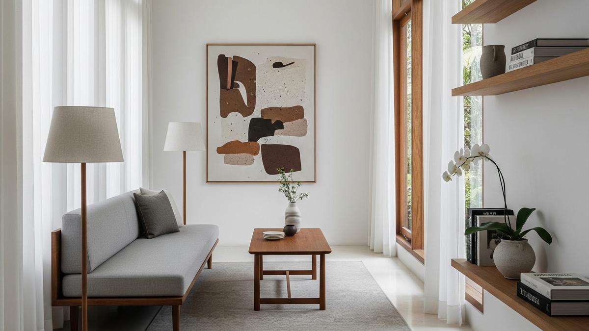 7 Inspirasi Ruang Tamu Sempit Sederhana Minimalis 2025 yang Tampak Lapang dan Elegan