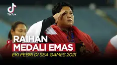 Berita video TikTok Bola kali ini membahas tentang raihan emas yang didapat Atlet tolak peluru Indonesia, Eki Febri di SEA Games 2021.