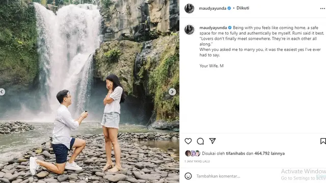 Maudy Ayunda (Foto: Instagram/@maudyayunda)