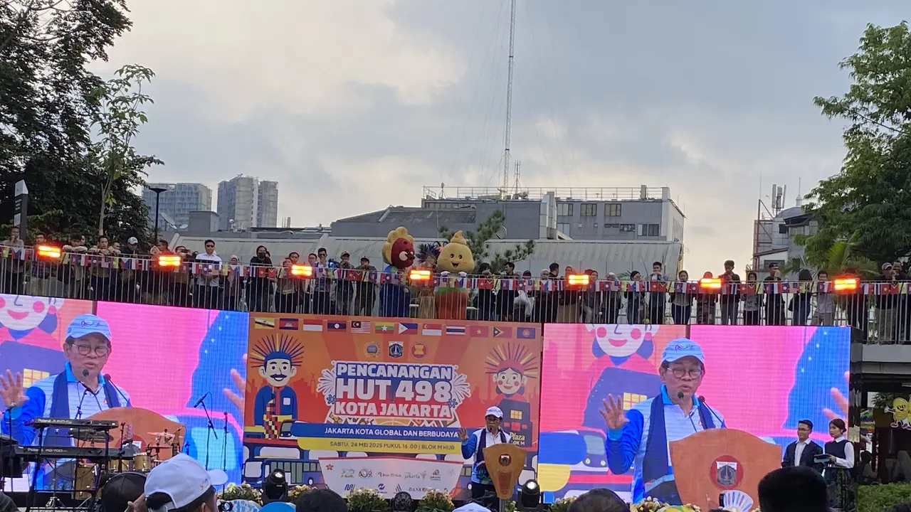 Gubernur DKI Jakarta Pramono Anung melakukan pencanangan perayaan Hari Ulang Tahun (HUT) ke-498 Kota Jakarta bertema 'Jakarta Kota Global dan Berbudaya'