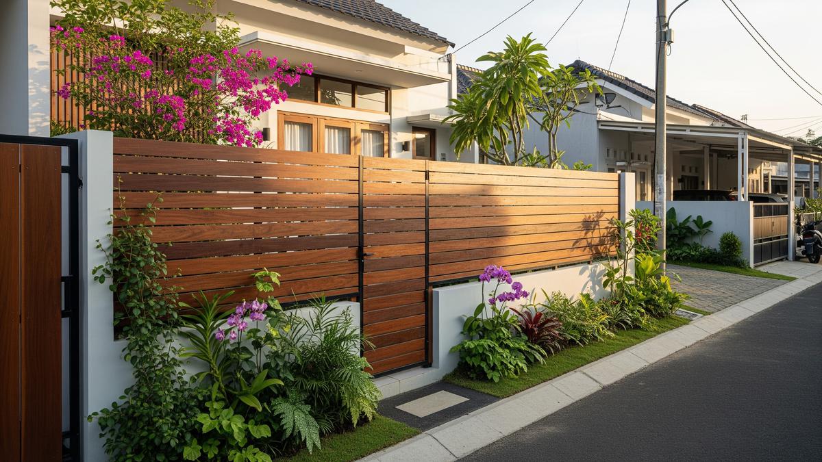 8 Model Pagar Kayu yang Bikin Rumah Kecil Terlihat Elegan dan Modern, Desainnya Cocok untuk Segala Tipe Hunian