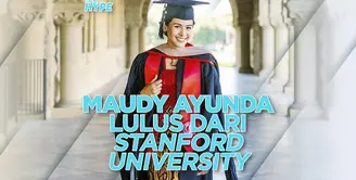 Maudy Ayunda Lulus S2 dari Stanford University