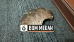 Bom bunuh diri yang meledak di Mapolresta Medan bukan hanya merusak TKP saja, serpihan bom juga menembus yang ada 300 meter dari lokasi pemboman.