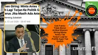 Cek fakta artikel Wamen Giring minta Anies tak terjun ke politik