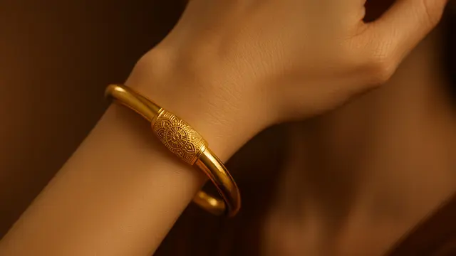 model gelang pipa motif ukiran etnik