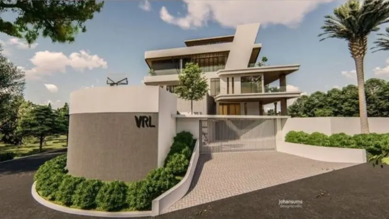 Modern dan Futuristis, Desain Rumah Baru Verrell Bramasta
