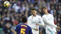 Cristiano Ronaldo dibuat tak berkutik di Stadion Bernabeu ( JAVIER SORIANO / AFP)