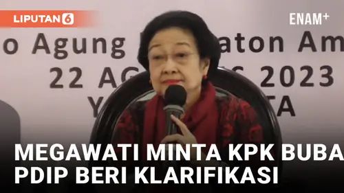 VIDEO: PDIP Klarifikasi Soal Pernyataan Megawati Soal Bubarkan KPK