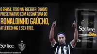 Ronaldinho Jadi Bintang Iklan Alat Kontrasepsi