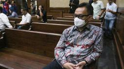 Bekas Ketua Pengadilan Negeri Jakarta Selatan, yang pernah menjabat Wakil Ketua Pengadilan Negeri Jakarta Pusat, Muhammad Arif Nuryanta menjalani sidang pembacaan dakwaan di Pengadilan Tindak Pidana Korupsi (Tipikor) Jakarta, Rabu (20/8/2025). (merdeka.com/Arie Basuki)