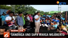 Sandi juga berjanji jika terpilih dirinya akan melakukan perbaikan ekonomi masyarakat serta meningkatkan sumber daya manusia.