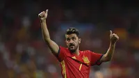 David Villa kembali memperkuat Timnas Spanyol ( GABRIEL BOUYS / AFP)