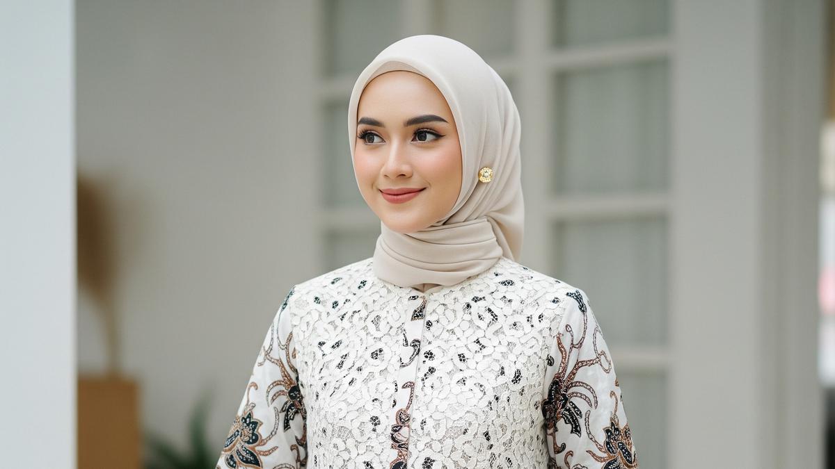 7 Model Gamis Batik Kombinasi Modern Terbaru 2025 yang Lagi Jadi Incaran, Tampil Elegan dan Anggun