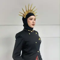 Tiara Andini Kenakan Hijab saat Pembukaan PON di Aceh. [@tiaraandini]