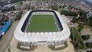 German Becker Stadium di kota Temuco, telah siap untuk menggelar pertandingan Copa Amerika 2015 di Chili, Selasa (21/04/2015). Sumber : AFP