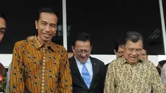 Presiden terpilih Joko Widodo menghadiri acara Hut DPD yang ke-10, di Gedung Nusantara IV DPR RI, Senayan, Jakarta, Senin (29/9/2014) (Liputan6.com/Herman Zakharia)