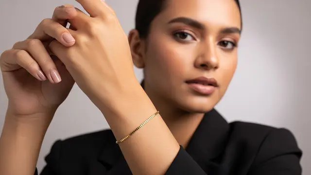 Model Gelang Emas Minimalis yang Lagi Tren 2026 Desain Rantai Box Minimalis