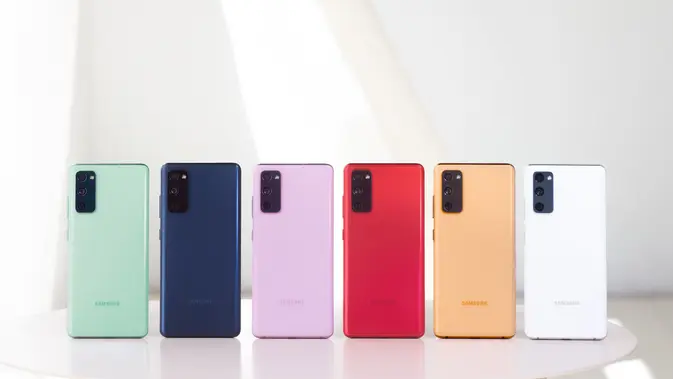 Galaxy S20 Fan Edition (FE) released in 6 color choices (Photo: Samsung Indonesia)