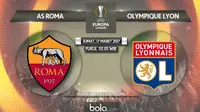 Liga Europa_AS Roma Vs Olympique Lyon (Bola.com/Adreanus Titus)