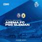 Arema FC vs PSS Sleman pada pekan ketiga BRI Liga 1 2022/2023. (foto: Twitter&nbsp;Liga1Match)
