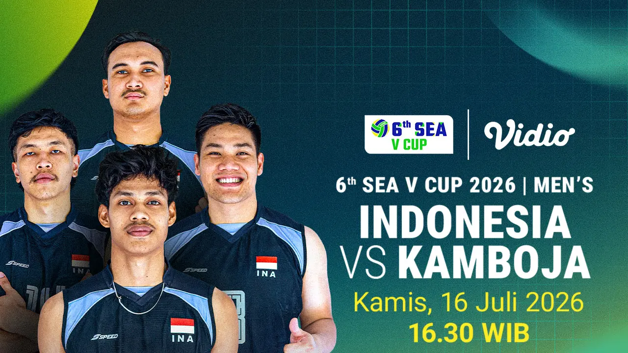 Jadwal SEA V Cup Men - Indonesia vs Kamboja