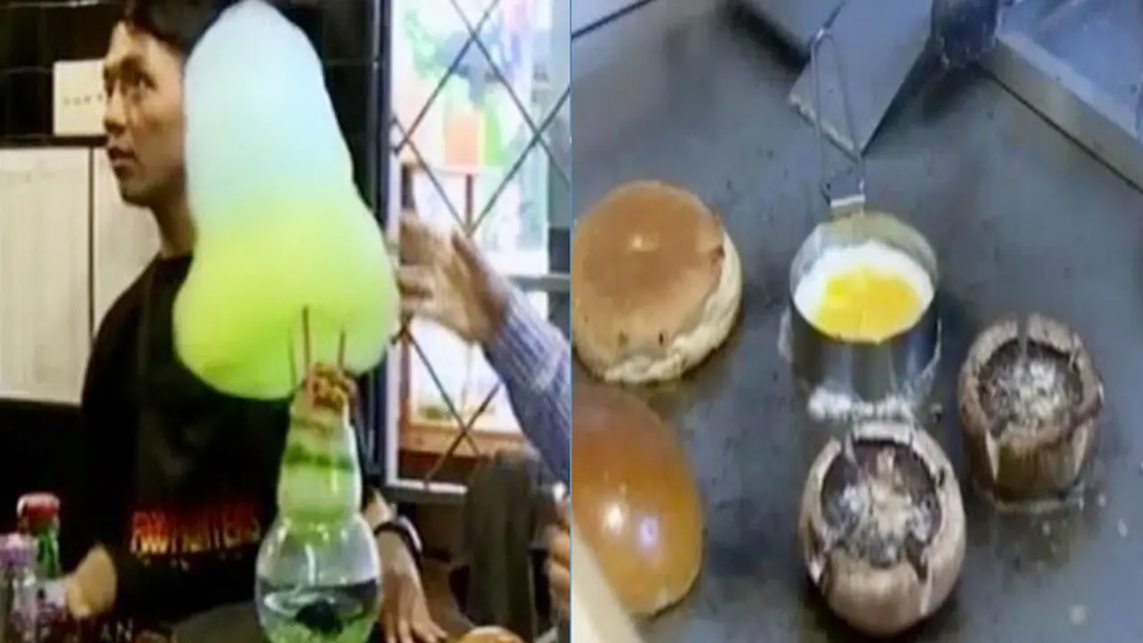 Uniknya Burger Isi Jamur dan Es Serut Jepang di Food Fighters