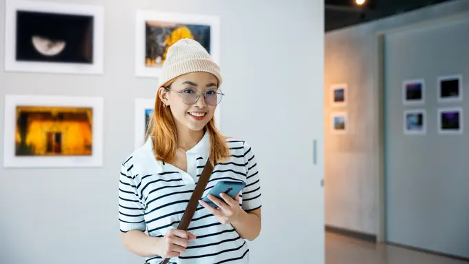 jalan-jalan art gallery tersenyum