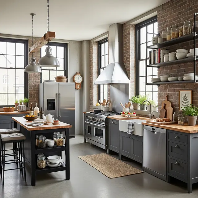 Desain Dapur Tanpa Sekat tapi Tetap Rapi dan Nyaman