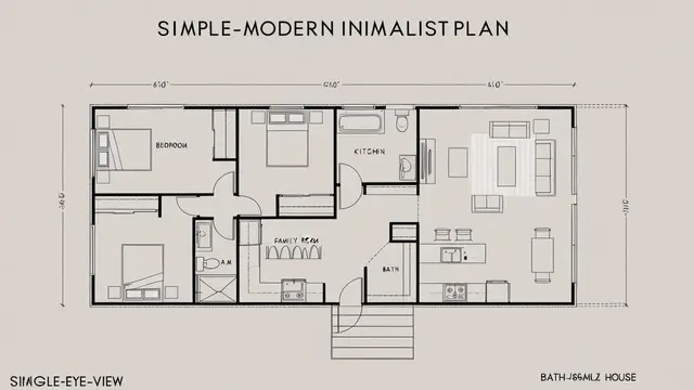 9 Contoh Gambar Denah Rumah Sederhana untuk Keluarga, Inspirasi Hunian Impian